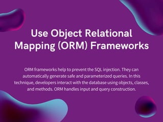 SQLi Tutorial | SQL Injection - Tpoint Tech | PDF