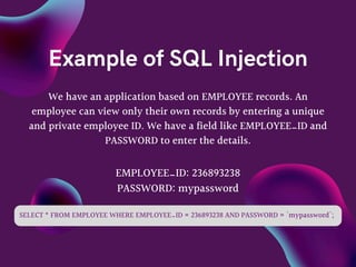 SQLi Tutorial | SQL Injection - Tpoint Tech | PDF