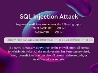 SQLi Tutorial | SQL Injection - Tpoint Tech | PDF