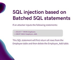 SQLi Tutorial | SQL Injection - Tpoint Tech | PDF