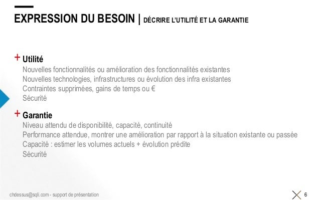 De L Expression De Besoins Vers Specifications De La Solution