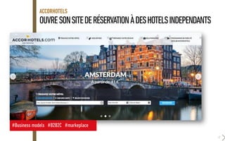 OUVRESONSITEDERÉSERVATIONÀDESHOTELSINDEPENDANTS
ACCORHOTELS
17
VOTRE COACH PERSONNEL.
N'IMPORTE QUAND. N'IMPORTE OÙ.
L'application Nike+ Training Club vous aide à suivre vos
progrès, à rester motivée et à optimiser vos entraînements.
Bienvenue dans le club.
#Business models #B2B2C #markeplace
 