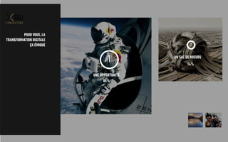 1
UNE OPPORTUNITÉ
86%
UN SAC DE NOEUDS
14%
2
POUR VOUS, LA
TRANSFORMATION DIGITALE
ÇA ÉVOQUE
 