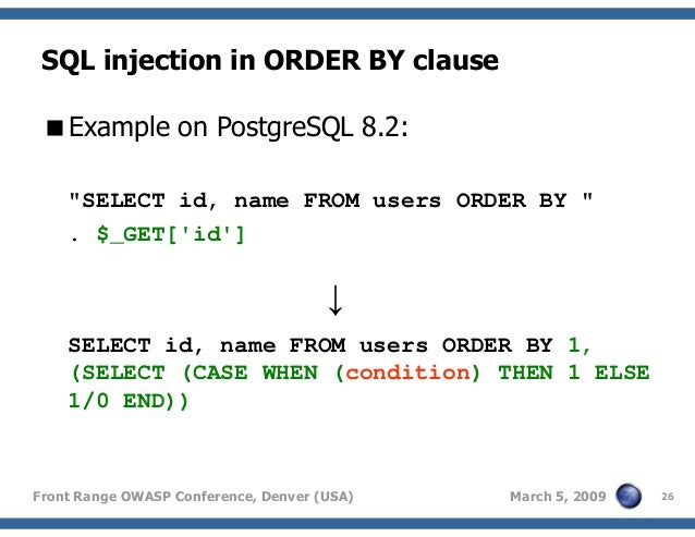 Sql Injection