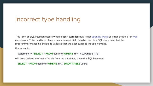 Sql injection | PPT