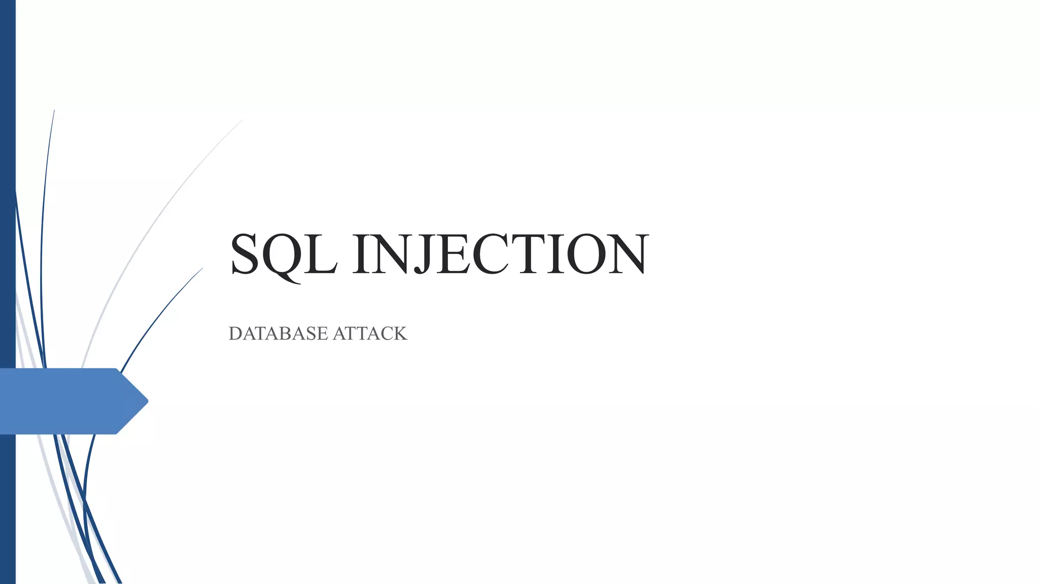 Sql injection | PPT