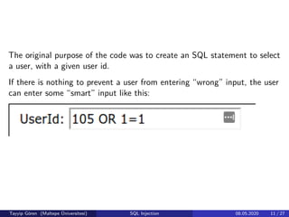Sql Injection | PPT