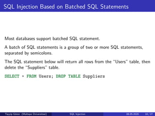 Sql Injection | PPT