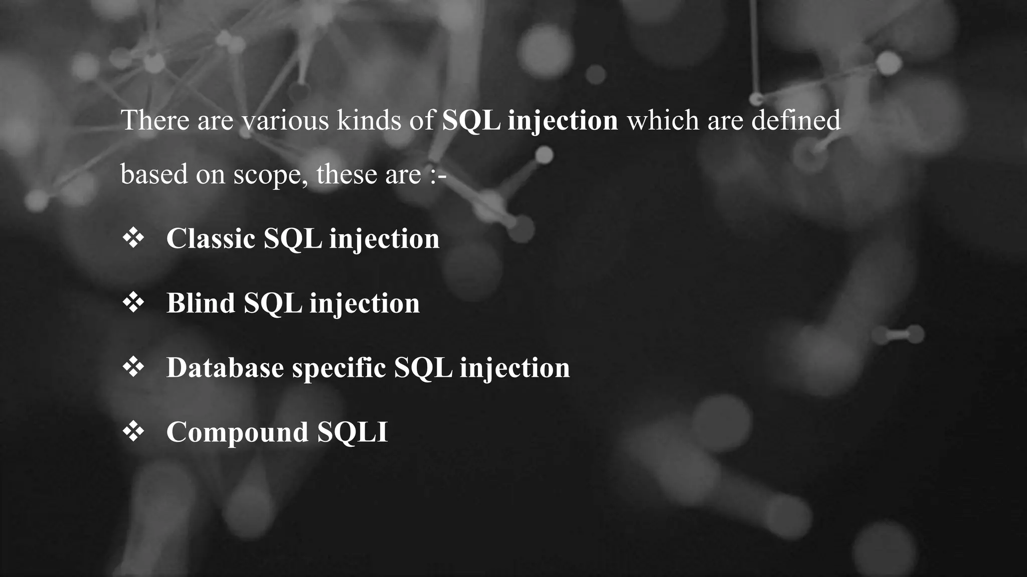 Sql injection | PPT