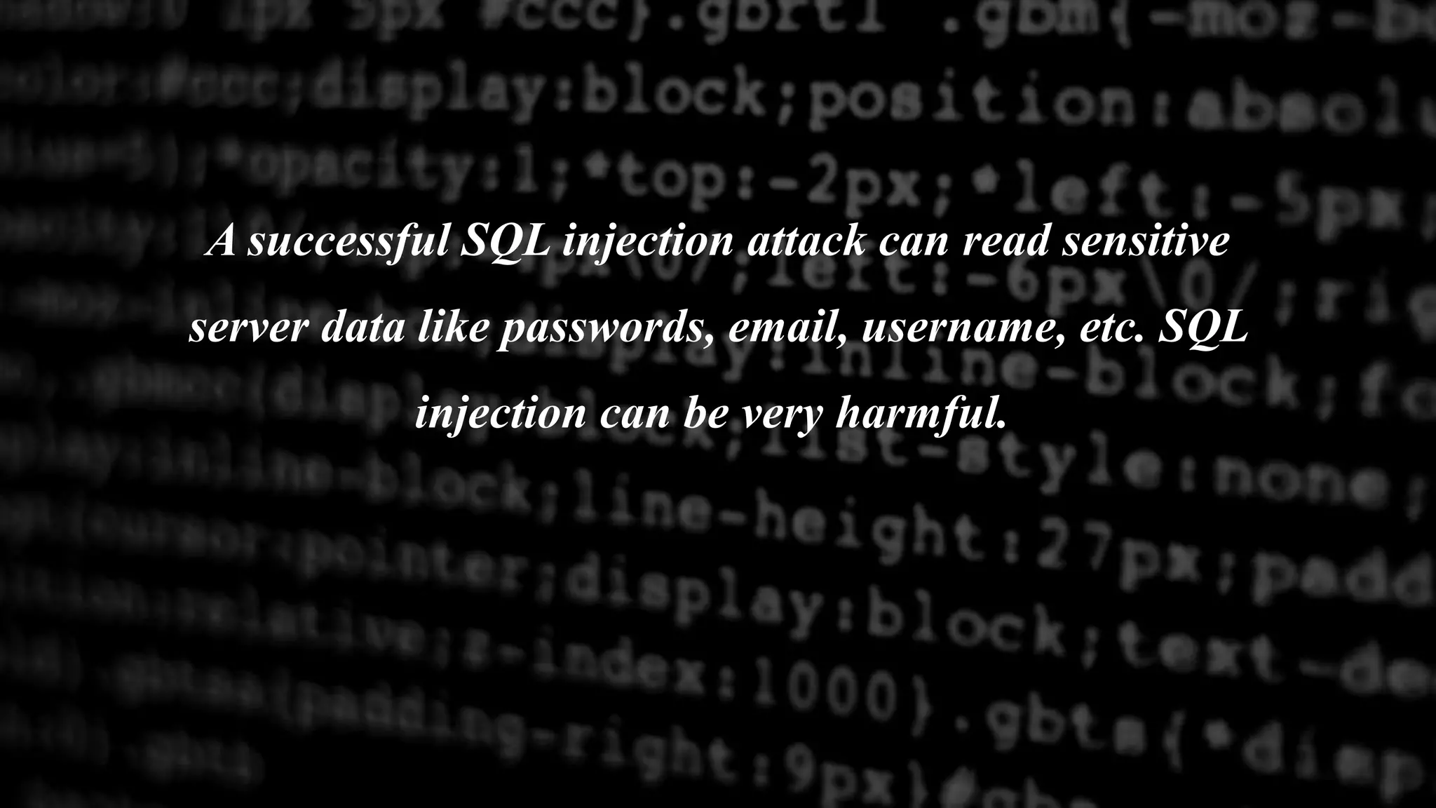 Sql injection | PPT