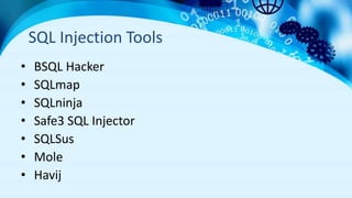 Sql injection | PPT