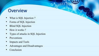 Sql injection | PPT