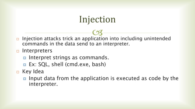 Sql injection | PPT