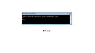 Exit page
 