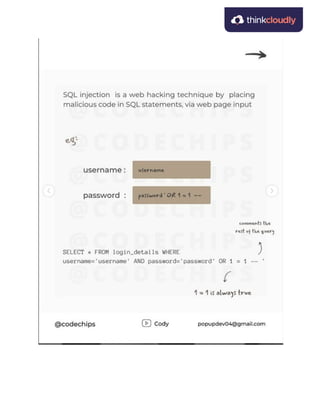 SQL injection explained | PDF