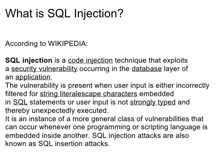 SQL Injection in PHP