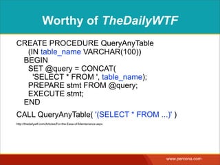 MYTH
“Conservative SQL privileges
limit the damage.”
MYTH
 