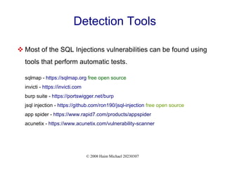 Introduction to SQL Injections | PDF