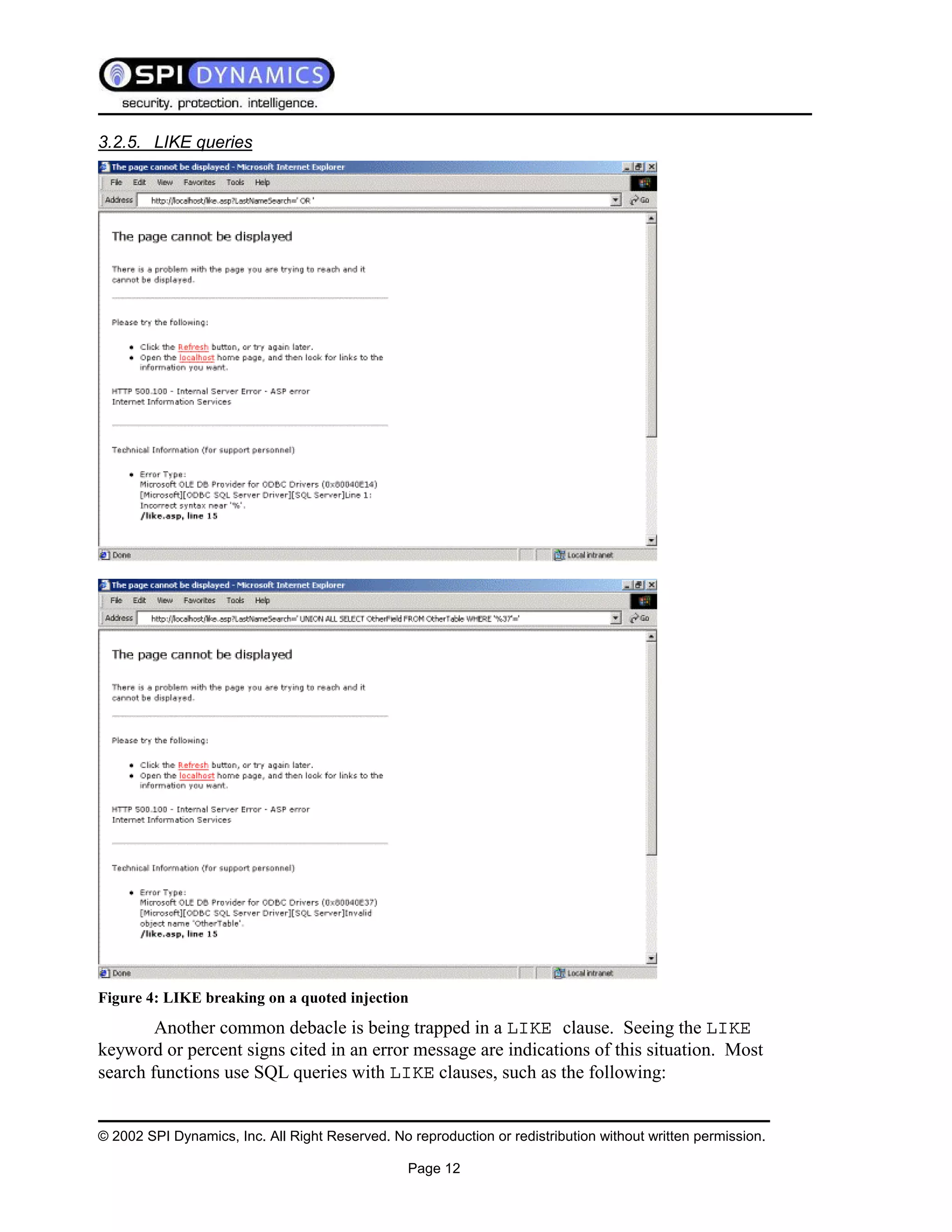 Sql Injection White Paper