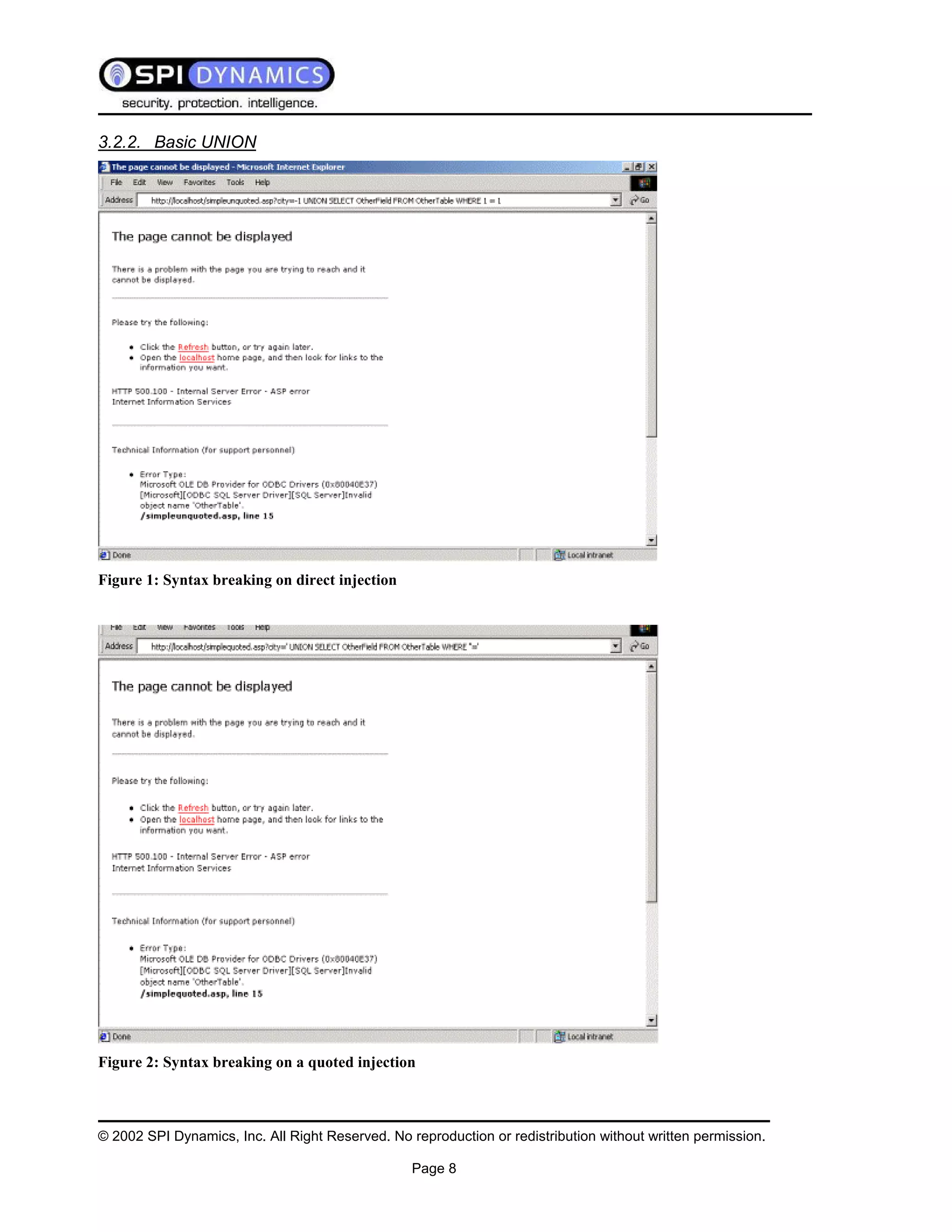 Sql Injection White Paper