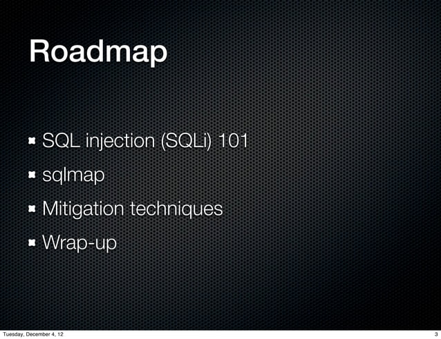 Sql injection with sqlmap | PDF