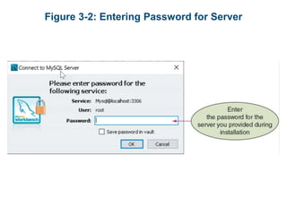 Figure 3-2: Entering Password for Server
 