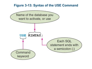 Figure 3-13: Syntax of the USE Command
 