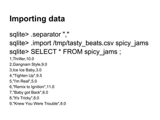Intro to SQL | PPT