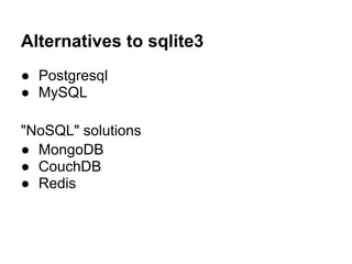 Intro to SQL