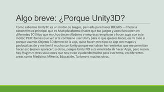 SQLite en Unity3D | PPTX