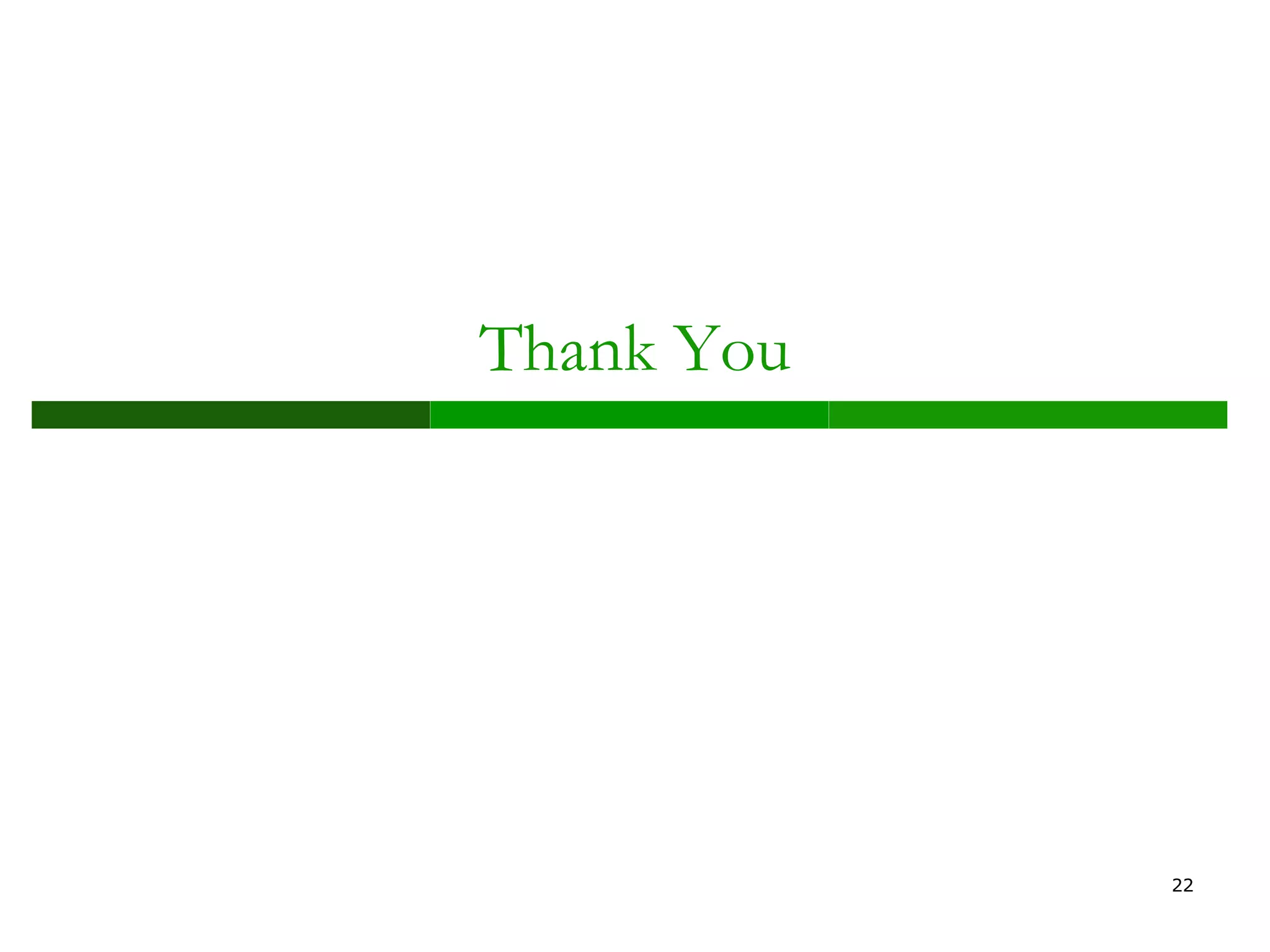 Thank You
22
 