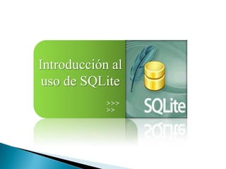 Sqlite Base de Datos | PPTX