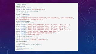 SQLite 3 chapter 4 BCA Notes Python NEP syllabus | PPT