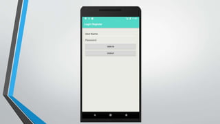 SQLite database in android | PPTX