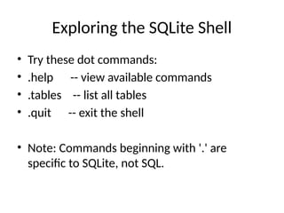 SQLite_Lab_Activities.pptxvc vcvccvcvccvvcvcvc | PPTX