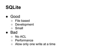 C SQLite usage | PPT
