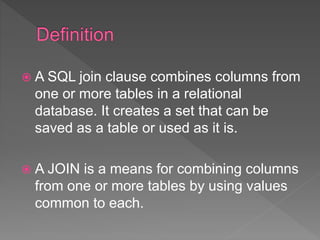 Sql joins | PPT