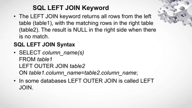 Sql joins final | PPT