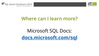 Data Integration through Data Virtualization (SQL Server Konferenz 2019)
