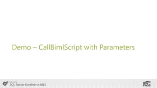 Generate SSIS packages automatically with Biml and BimlScript (SQLKonferenz 2015)