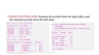 Structured Query Language Basic Queries For Lab | PPTX
