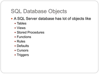 SQL Server Learning Drive | PPT