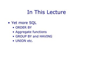 SQL Queries | PPT