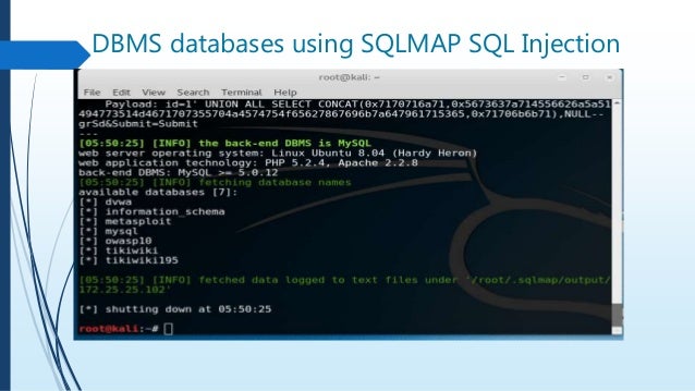Sqlmap