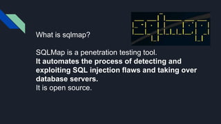 Sqlmap | PPTX