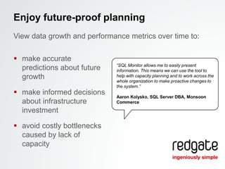 Red Gate SQL Monitor - Business Benefits | PPTX