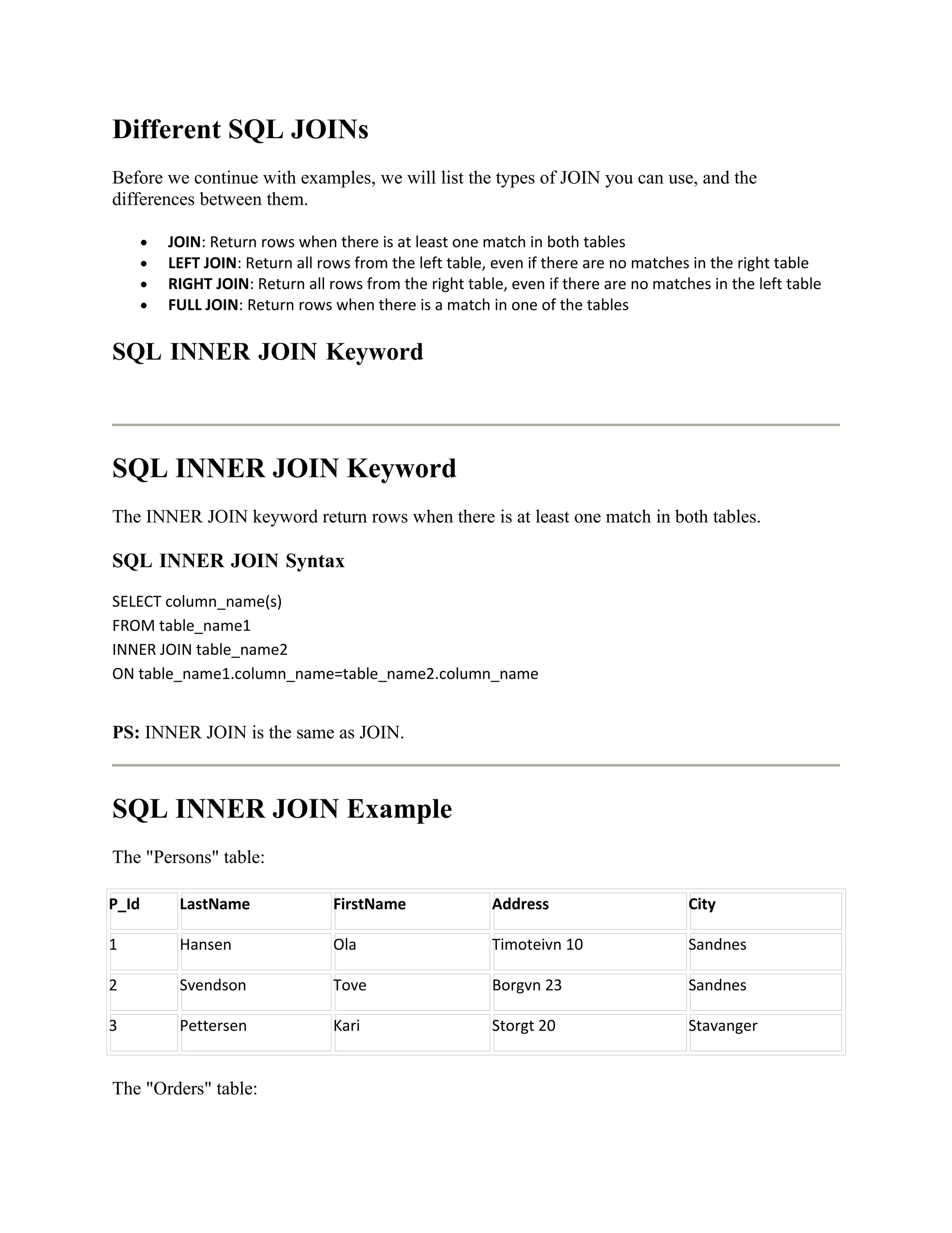 A must sql notes for beginners pdf