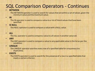 SQL Operator.pdf