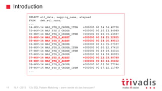 SQL Pattern Matching – should I start using it? | PDF