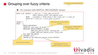 SQL Pattern Matching – should I start using it? | PDF